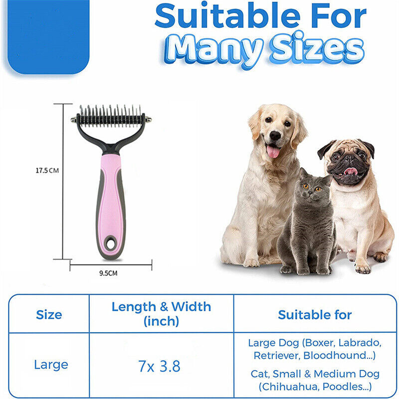 Double-Sided Pet Grooming Brush Dogs & Cats (Copy)