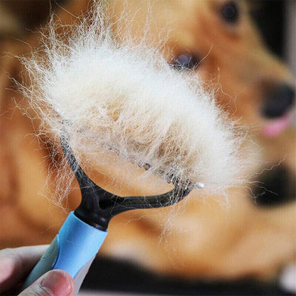 Double-Sided Pet Grooming Brush Dogs & Cats