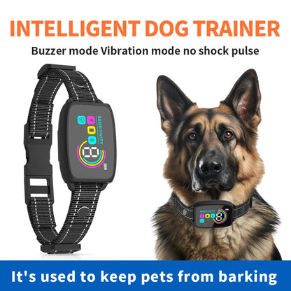 Smart Anti-Bark Dog Collar | Rechargeable & Waterproof with HD Display